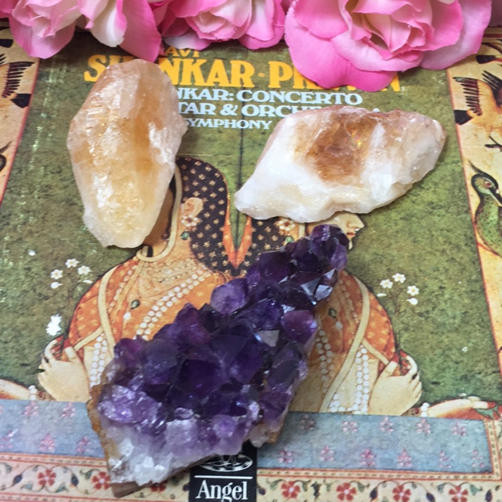 Amethyst Citrine HIGH VIBRATION BUNDLE 3 Pieces - Picture 5 of 6